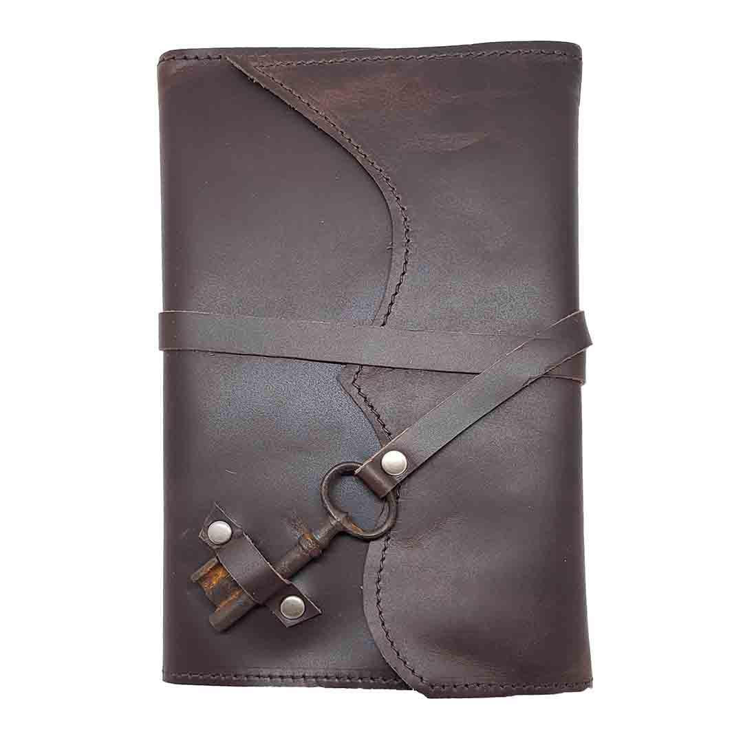 Journal - Large Nottinghill in Chestnut Leather by Divina Denuevo