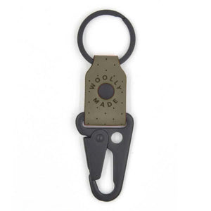 Keychain – Clip Short in Perforated Leather (Assorted Colors) by Woolly Made
