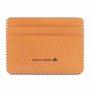 Wallet – Half-Size Perforated Leather (Assorted Colors) by Woolly Made